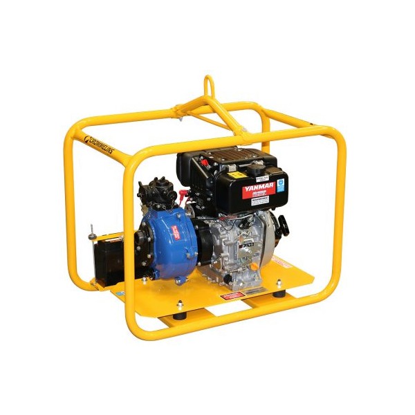 Crommelins Yamnar Fire Fighting 1.5″ Diesel Water Pump with Twin Impeller, 6.7hp