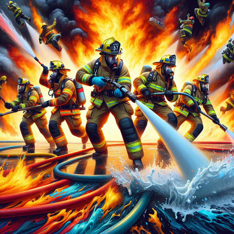 How to safely extinguish flammable liquid fires with foam and dry chemical powder