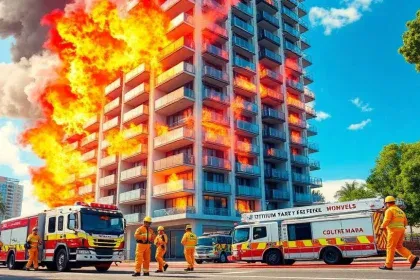 Fires in High-Rise Apartment