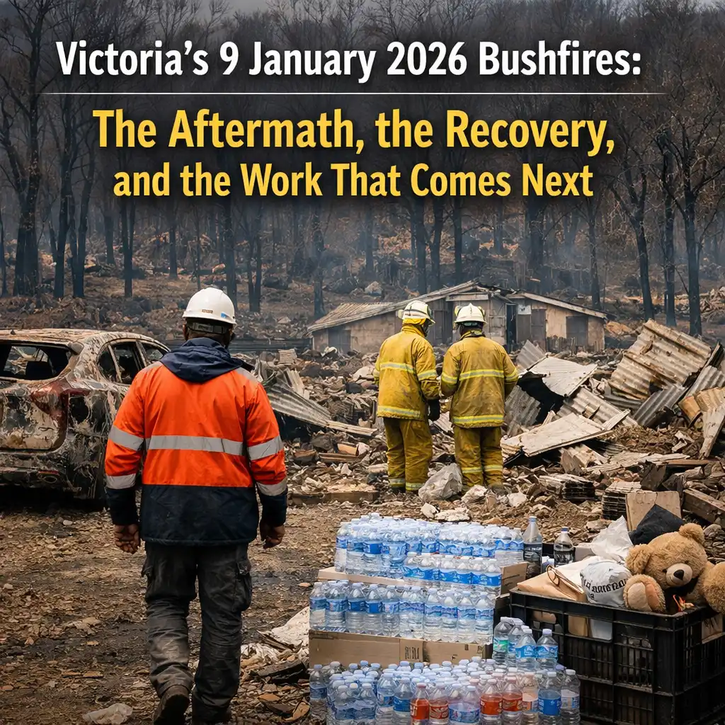 Victoria’s 9 January 2026 Bushfires- The Aftermath, the Recovery, and the Work That Comes Next