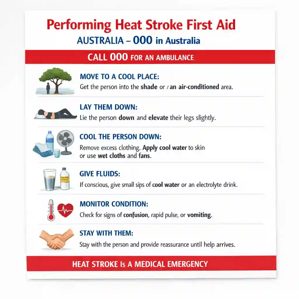 Effective Heat Stroke First Aid Australia