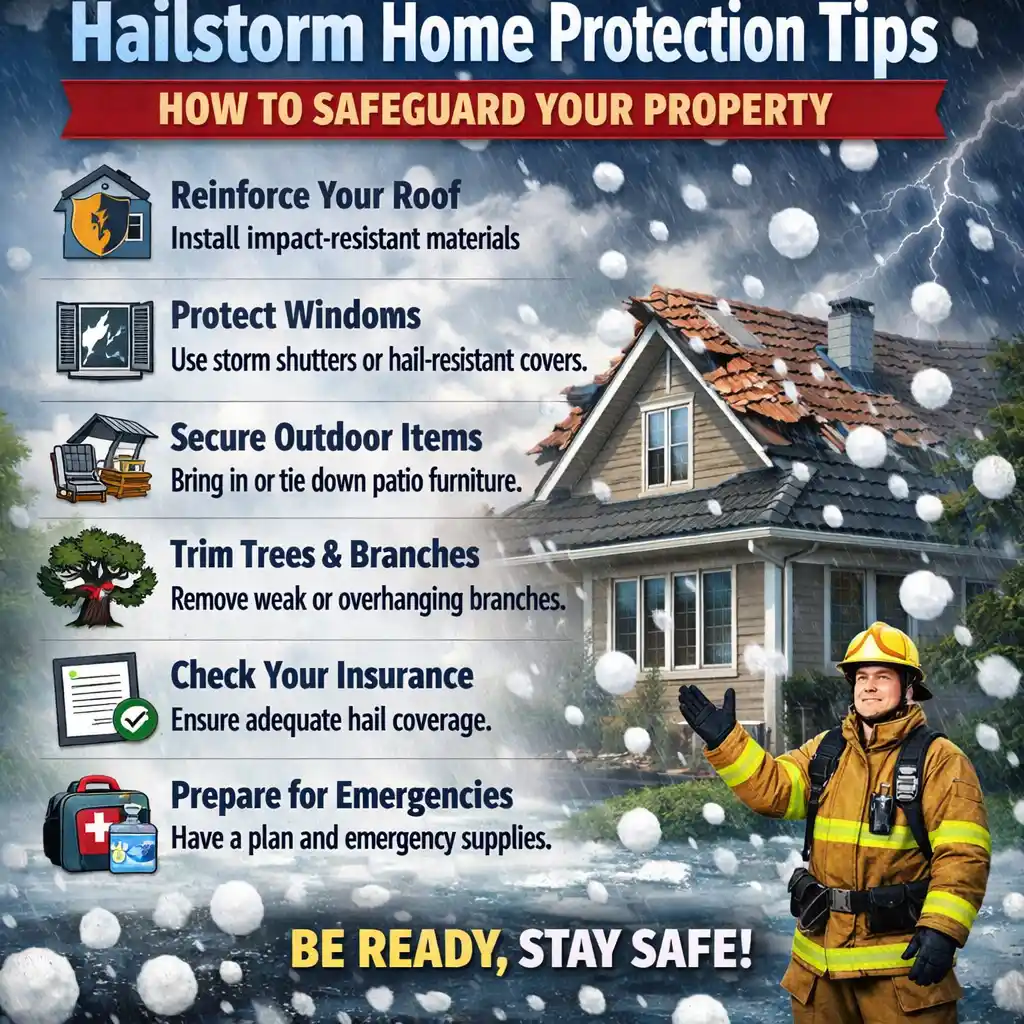 Hailstorm Home Protection Tips, How to Safeguard Your Property | FireRescue