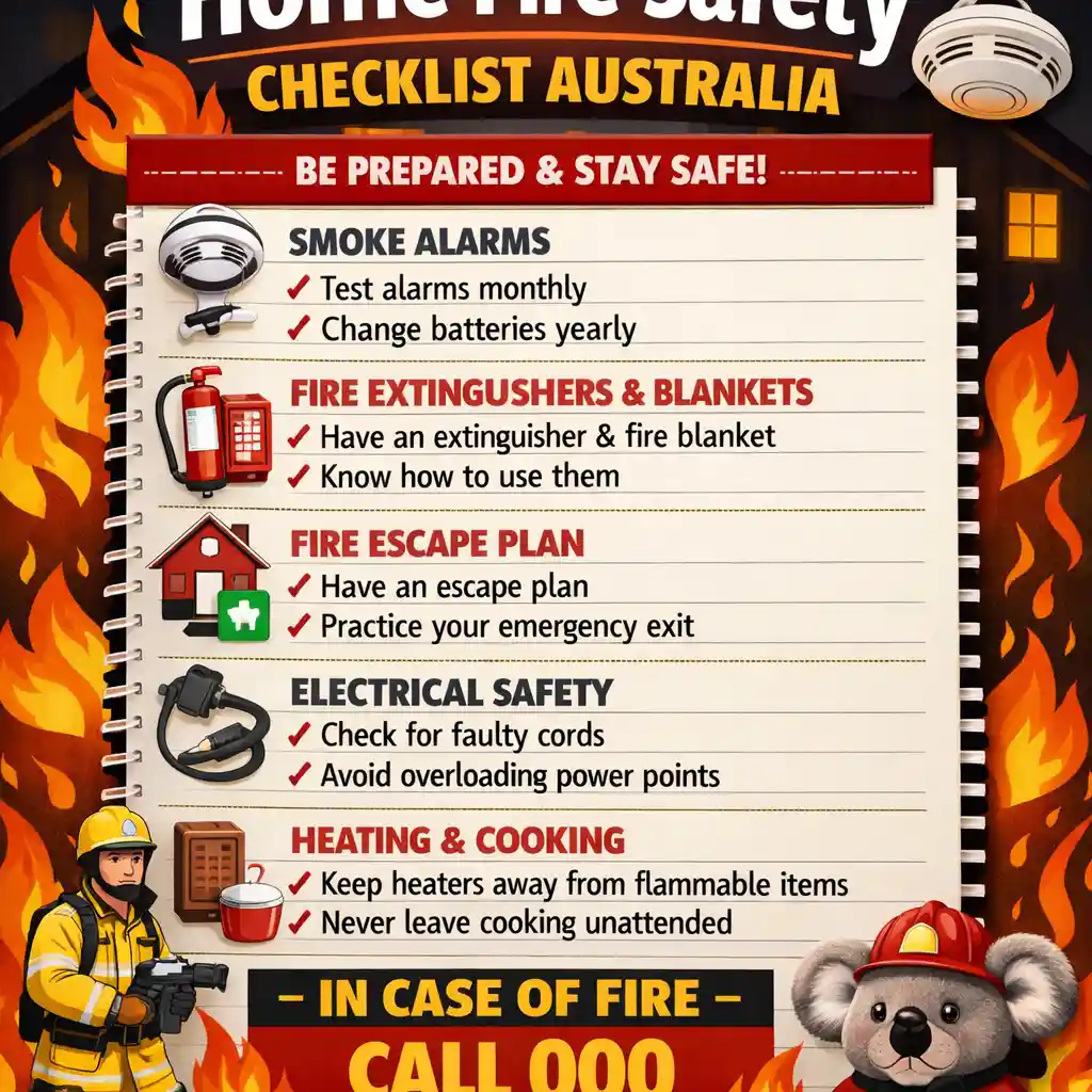 Home Fire Safety Checklist Australia