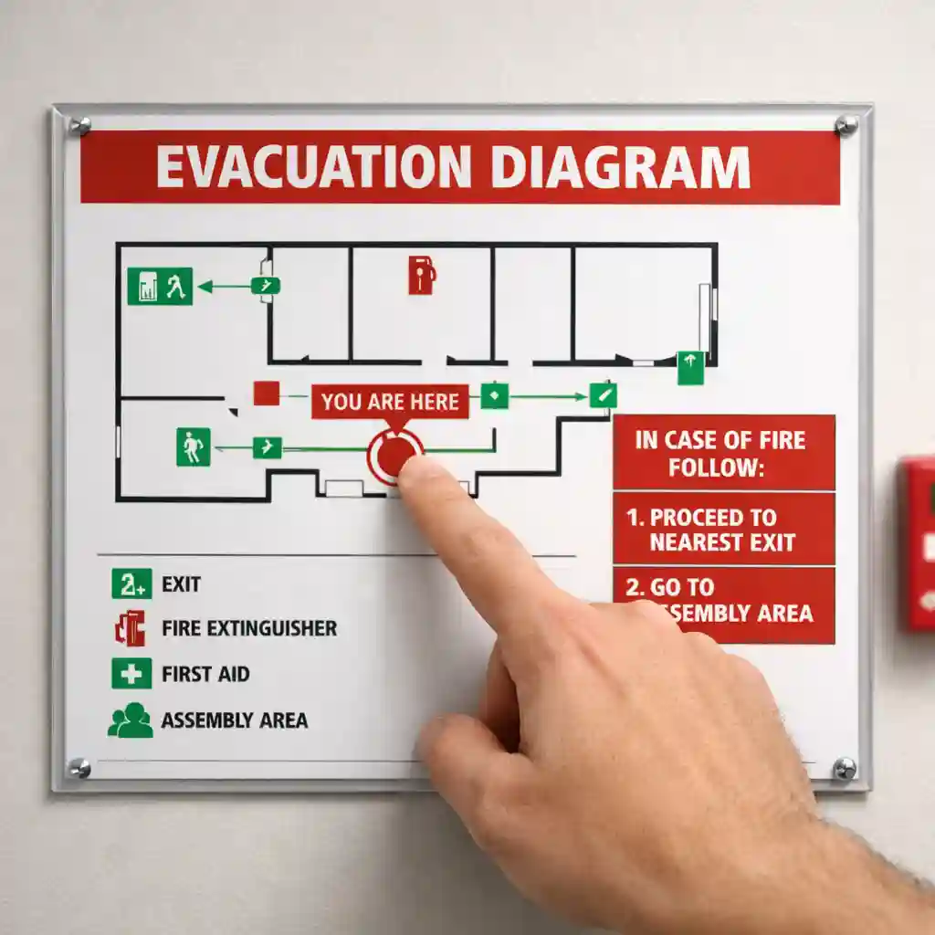 How To Read An Evacuation Diagram