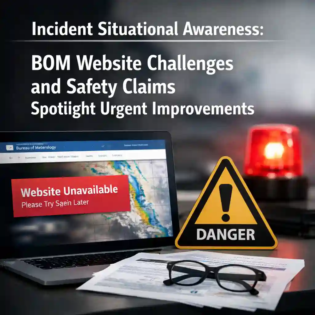 Incident Situational Awareness: BOM Website Challenges and Safety Claims Spotlight Urgent Improvements