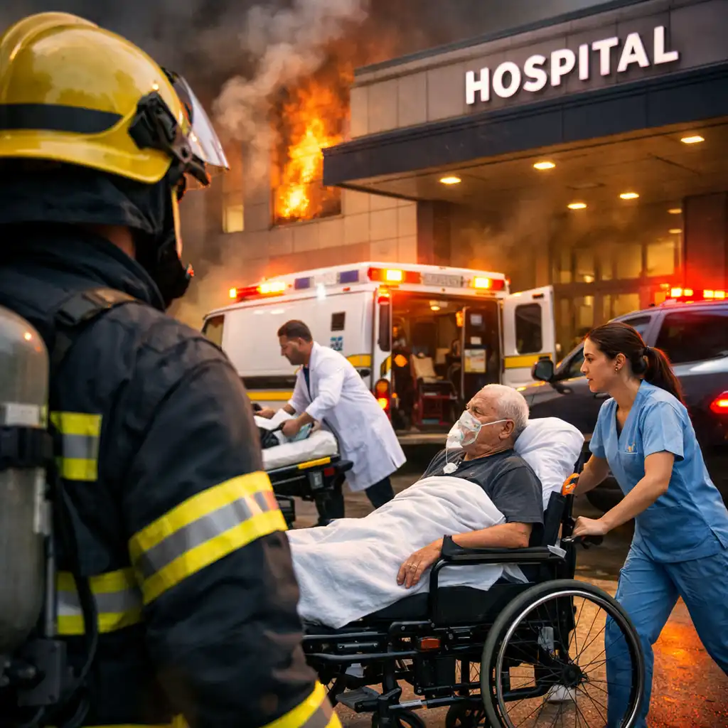 Hospital Evacuation During Fire or Disaster, Practical Safety Guide