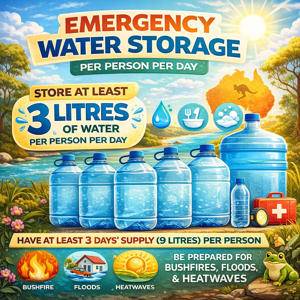 How Much Emergency Water Per Person Per Day Should You Store?