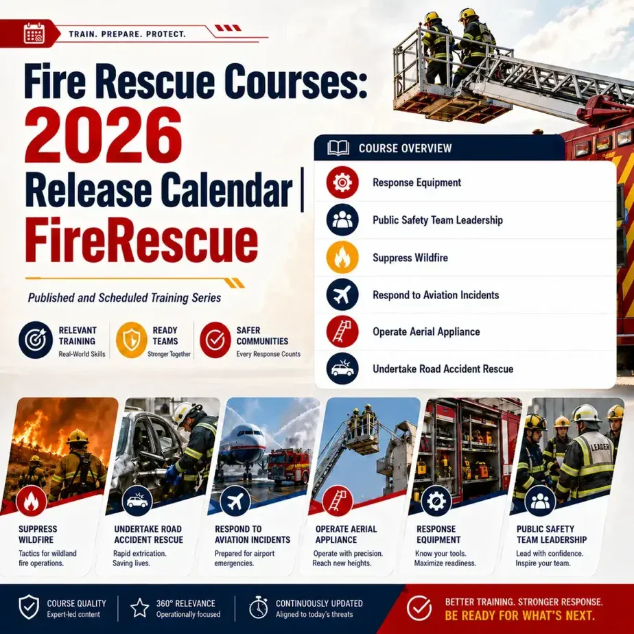 Fire Rescue Courses- 2026 Release Calendar | FireRescue