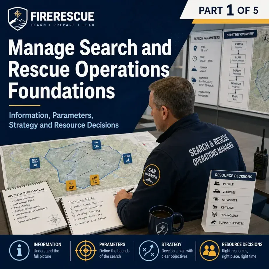 Manage Search and Rescue Operations Foundations Part 1 of 5