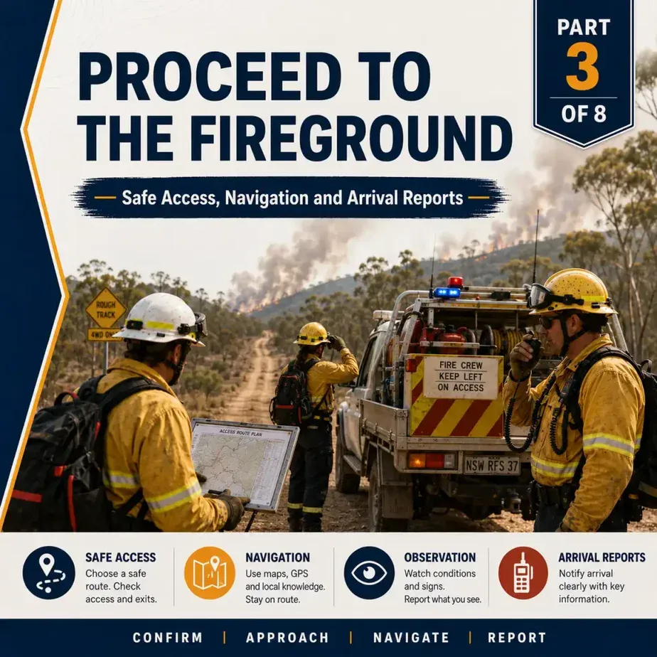 Proceed to the Fireground, Part 3 of 8, Safe Access, Navigation and Arrival Reports
