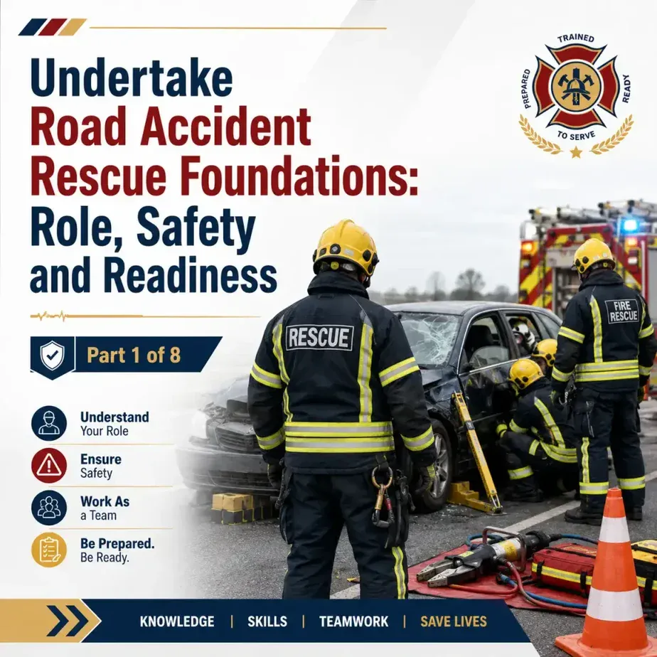 Undertake Road Accident Rescue Foundations, Part 1 of 8, Role, Safety and Readiness
