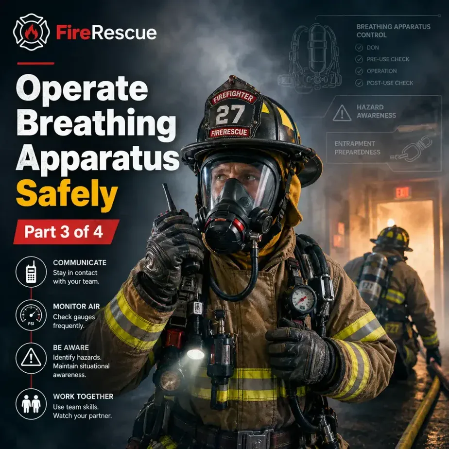 Operate breathing apparatus safely: part 3