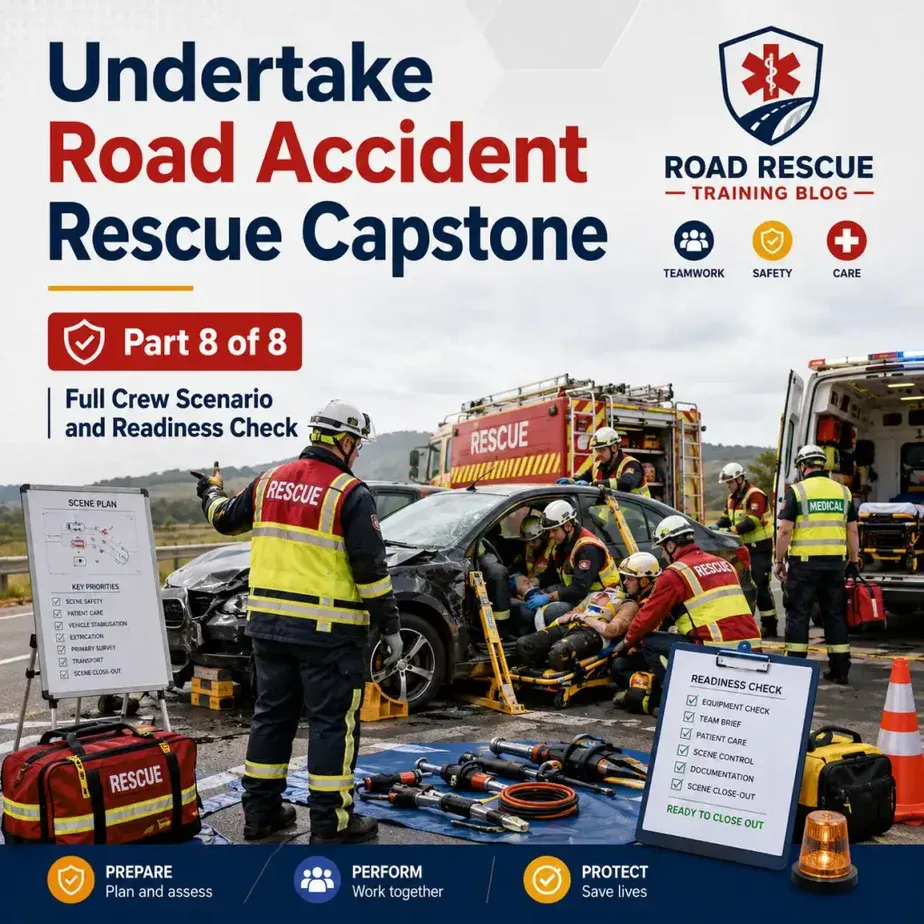 Undertake Road Accident Rescue Capstone, Part 8 of 8, Full Crew Scenario and Readiness Check
